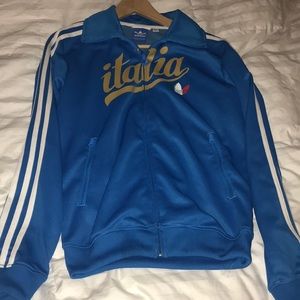 Italia track jacket blue